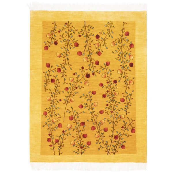 Price and Buy Genuine Persian Gabbeh Wool Rug Handwoven in Fars Floral Yellow_68feff8eee755.jpeg Price and Buy Genuine Persian Gabbeh Wool Rug Handwoven in Fars Floral Yellow