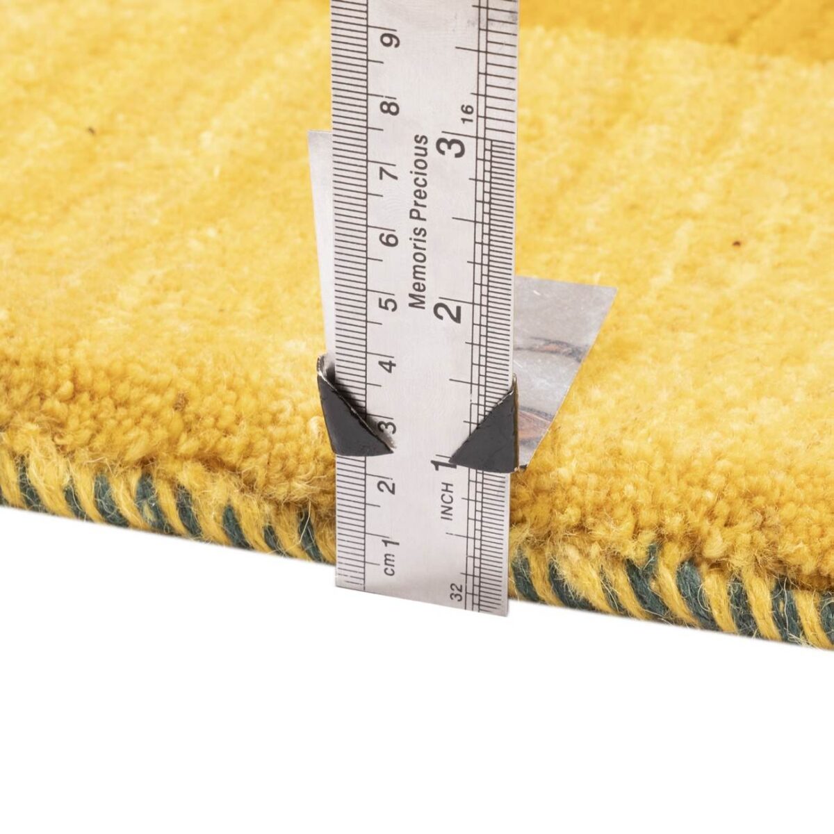 Price and Buy Genuine Persian Gabbeh Wool Rug Handwoven in Fars Floral Yellow - Image 3