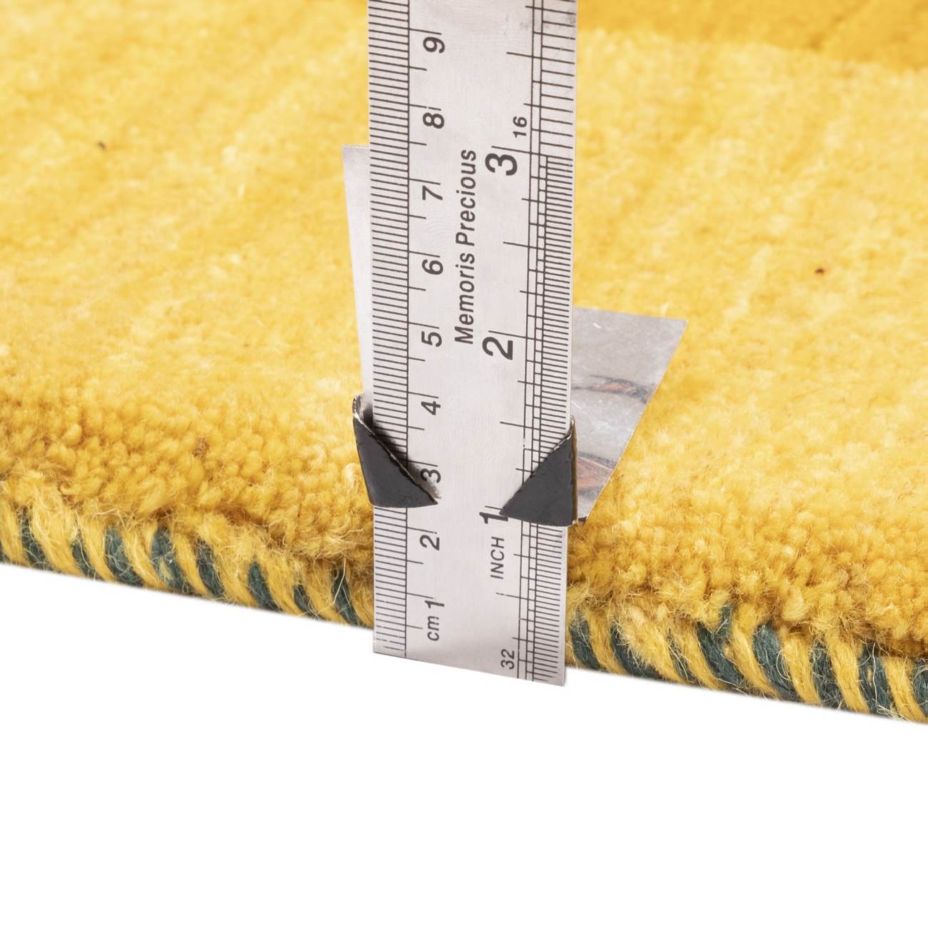 Price and Buy Genuine Persian Gabbeh Wool Rug Handwoven in Fars Floral Yellow - Image 3