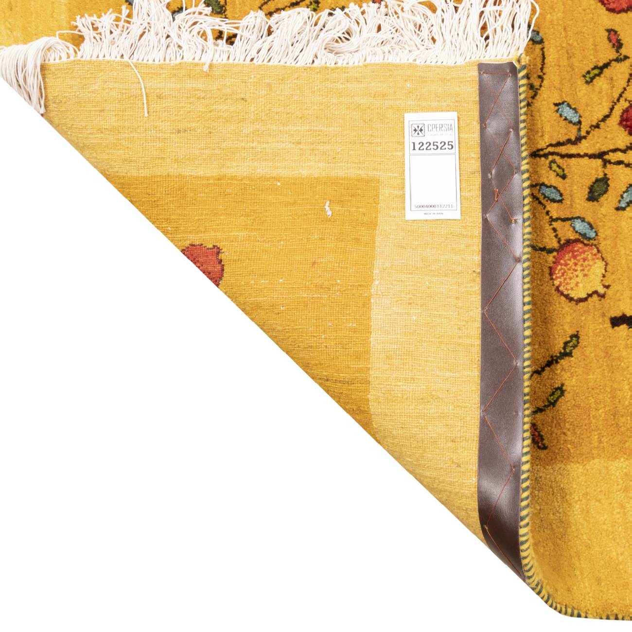 Price and Buy Genuine Persian Gabbeh Wool Rug Handwoven in Fars Floral Yellow - Image 5