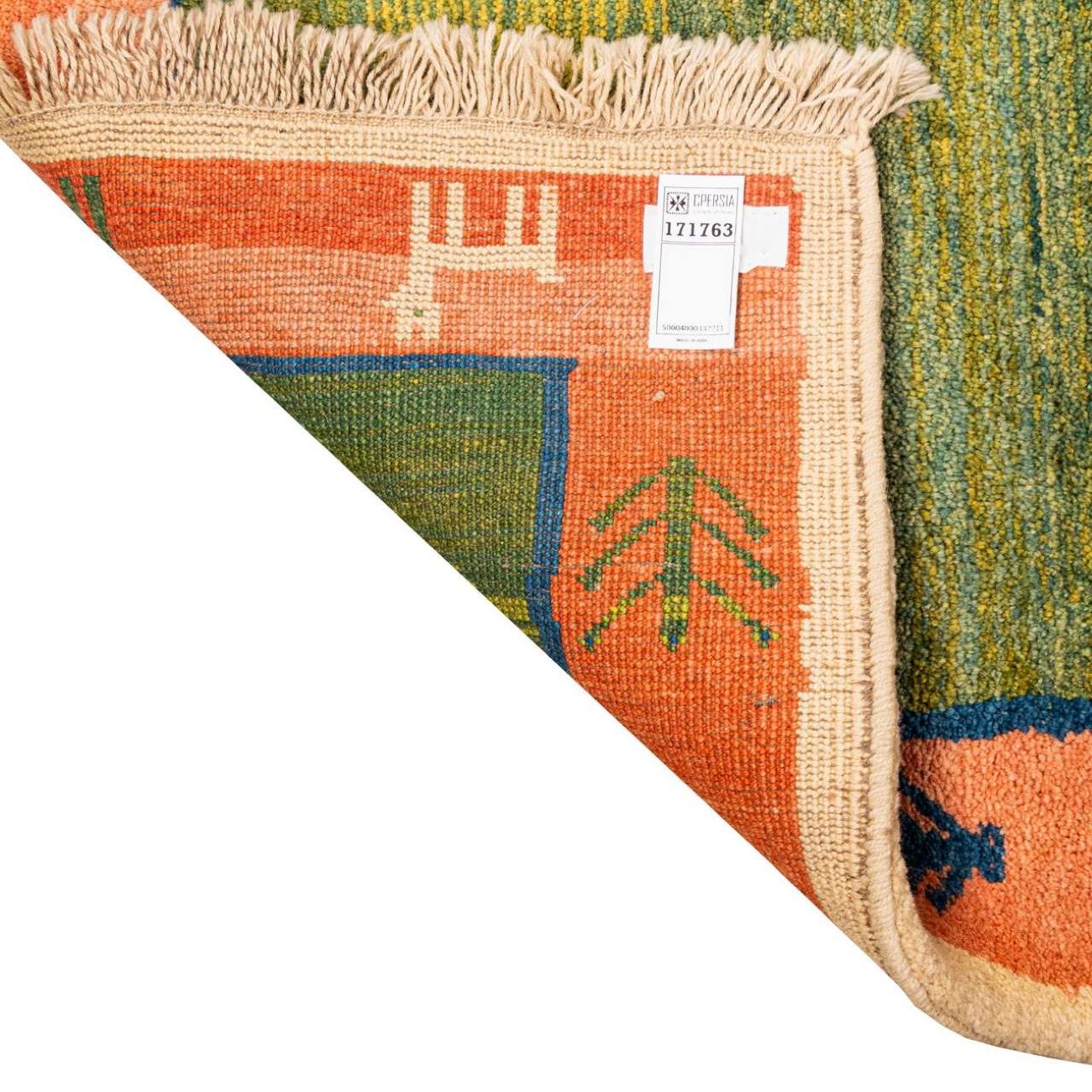Price and Buy Genuine Persian Gabbeh Wool Rug Handwoven in Fars Geometric - Image 6
