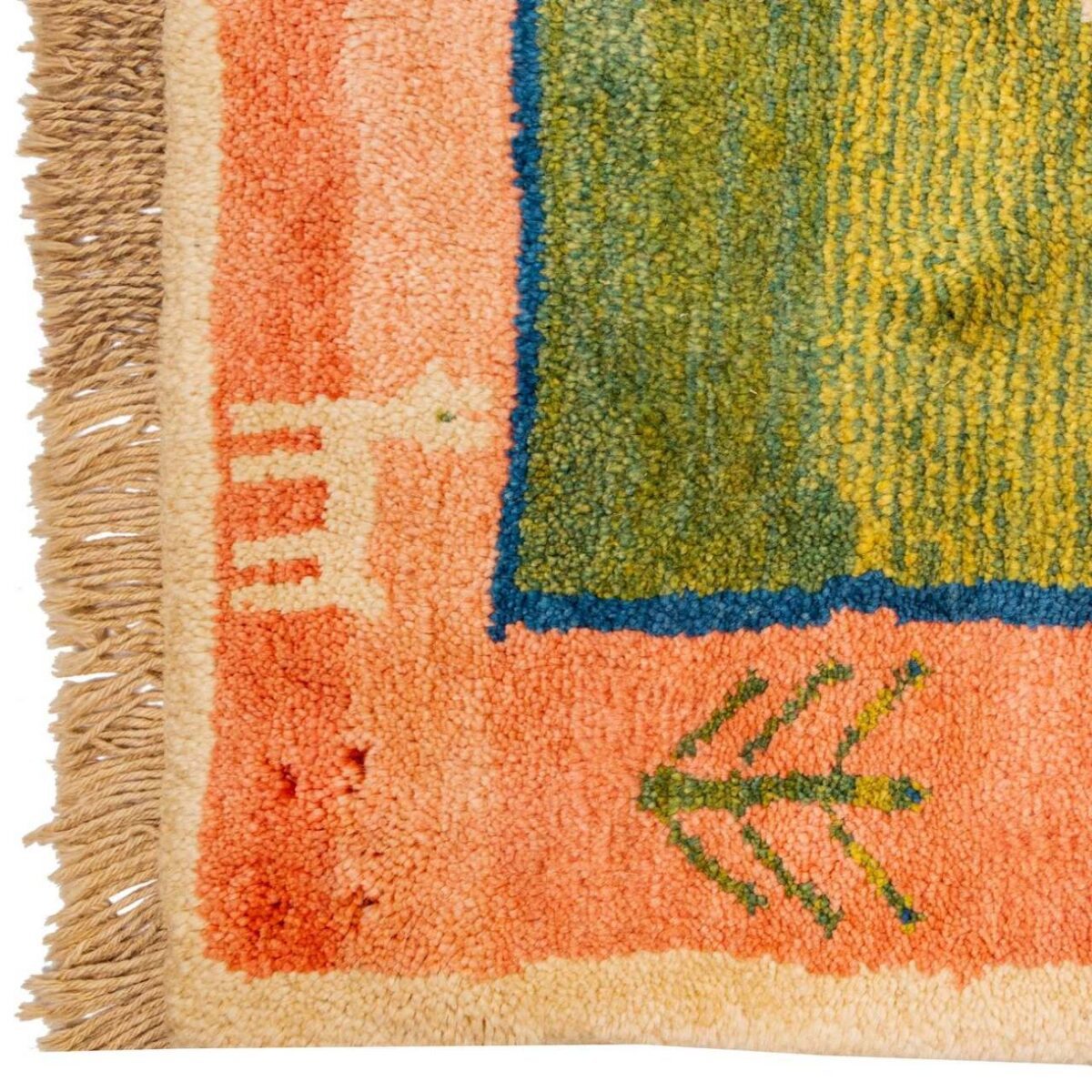 Price and Buy Genuine Persian Gabbeh Wool Rug Handwoven in Fars Geometric - Image 7