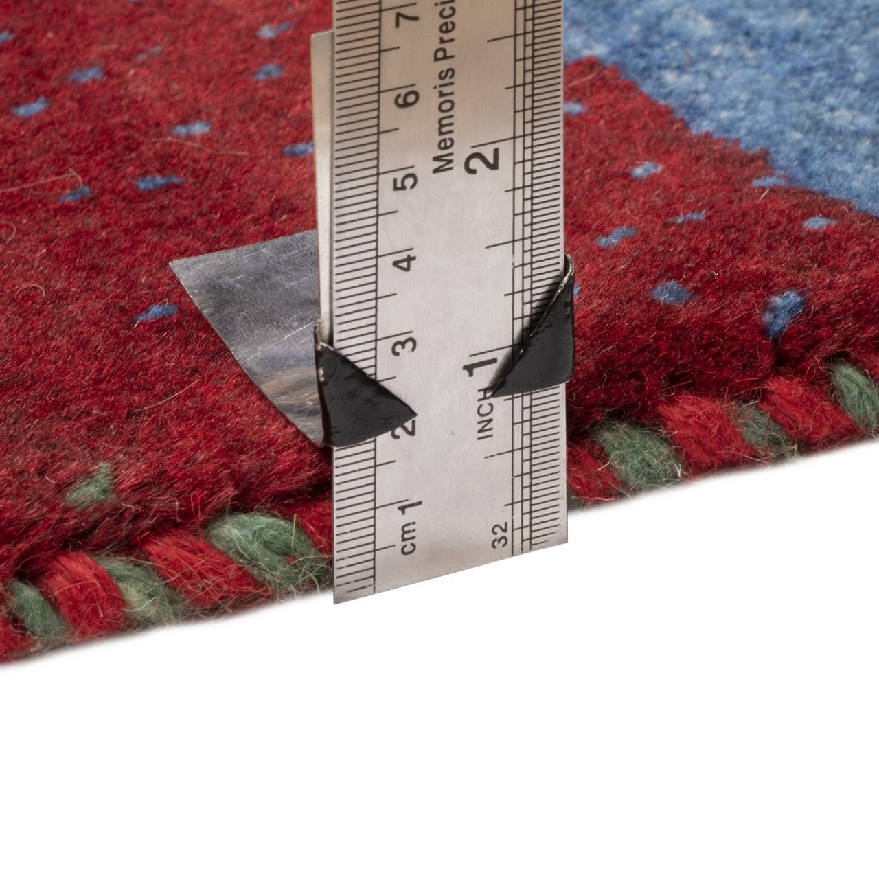 Price and Buy Genuine Persian Gabbeh Wool Rug Handwoven in Fars Striped - Image 3