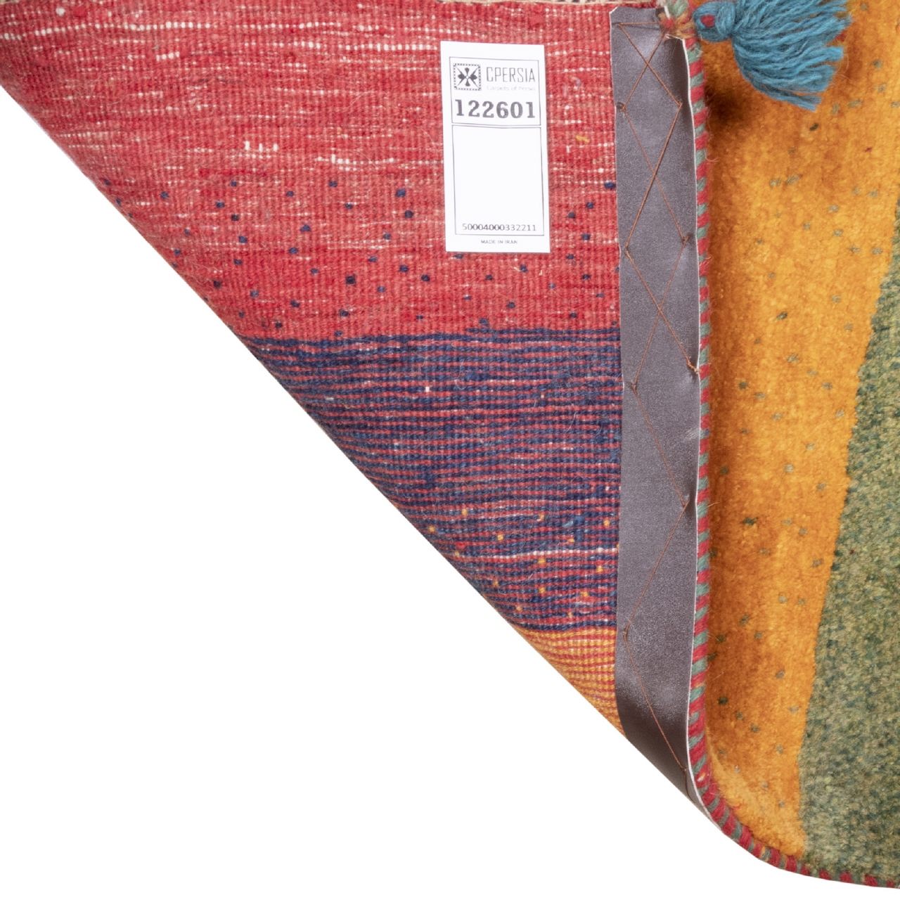 Price and Buy Genuine Persian Gabbeh Wool Rug Handwoven in Fars Striped - Image 5
