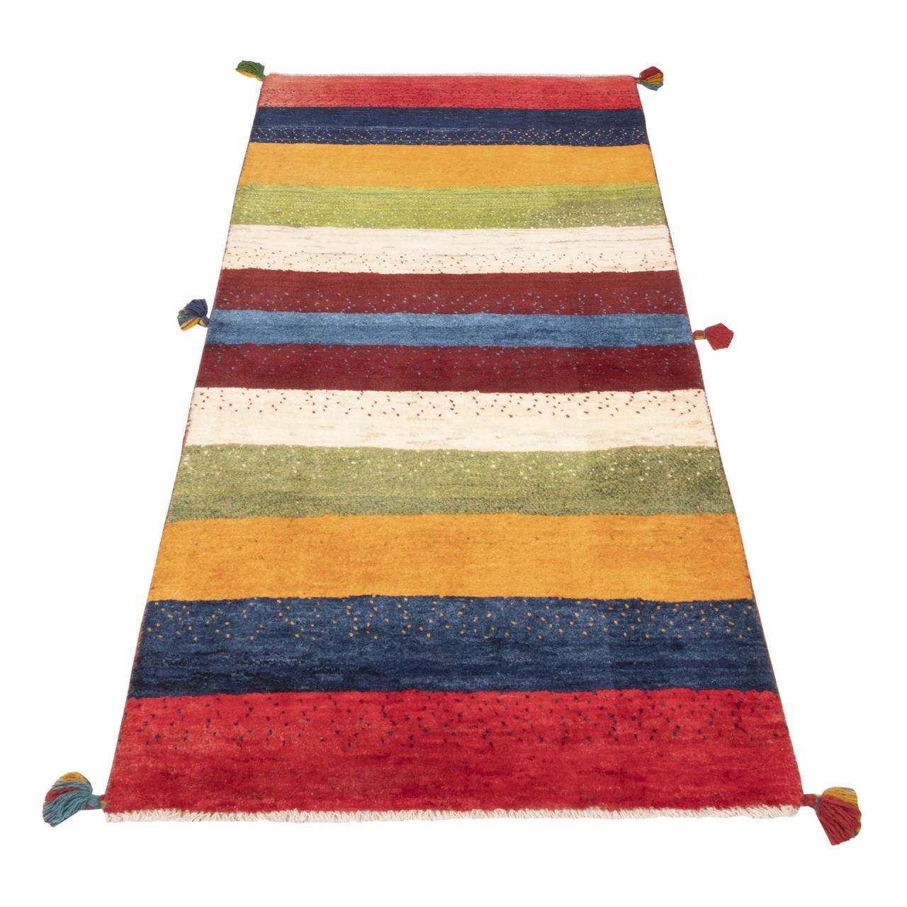 Price and Buy Genuine Persian Gabbeh Wool Rug Handwoven in Fars Striped - Image 8
