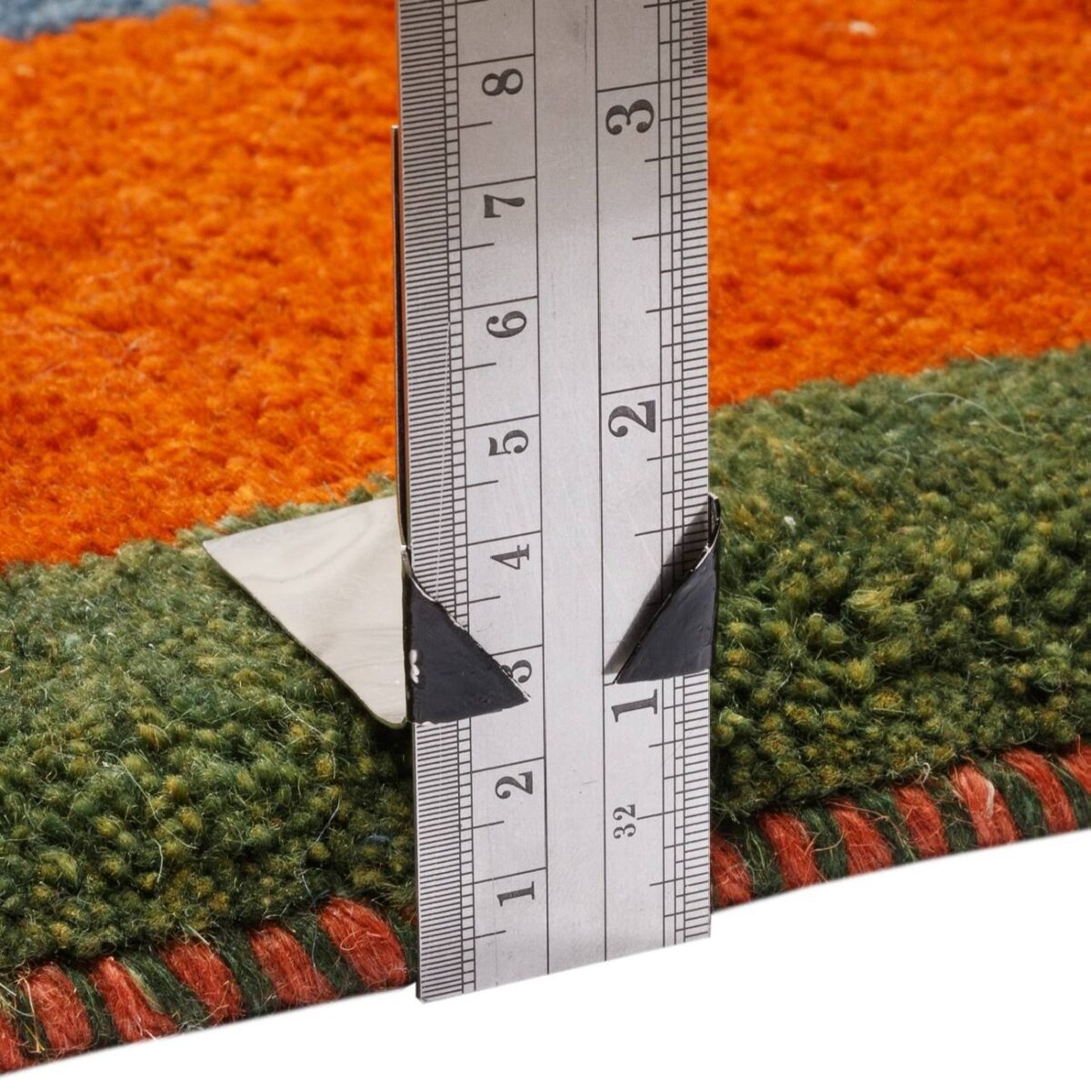 Price and Buy Genuine Persian Gabbeh Wool Rug Handwoven  in Shiraz Floral Blue - Image 3