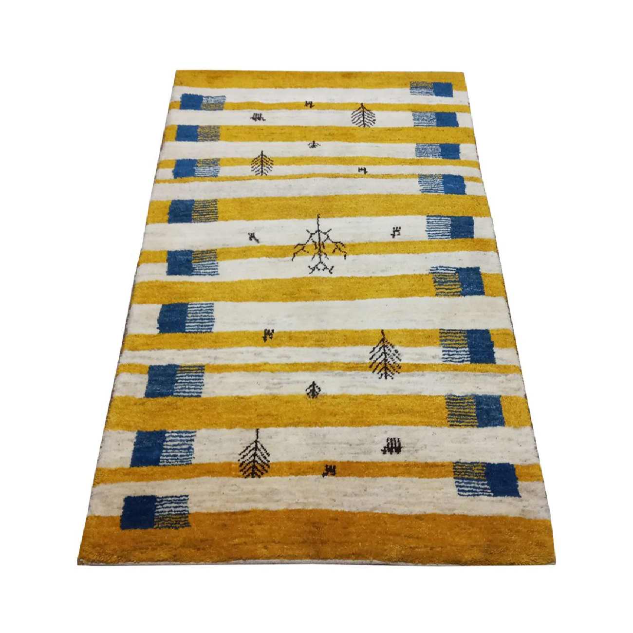 Price and Buy Genuine Persian Gabbeh Wool Rug Handwoven with Animal & Tree Motifs - Image 3