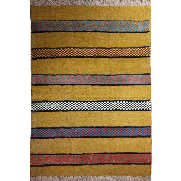 Price and Buy Genuine Persian Wool Kilim Rug Handwoven in Fars Striped Yellow_68ff283f11b7f.jpeg Price and Buy Genuine Persian Wool Kilim Rug Handwoven in Fars Striped Yellow
