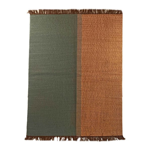 Price and Buy Genuine Persian Wool Kilim Rug Handwoven in Khorasan Green & Brown_68ff09f2e9381.jpeg Price and Buy Genuine Persian Wool Kilim Rug Handwoven in Khorasan Green & Brown