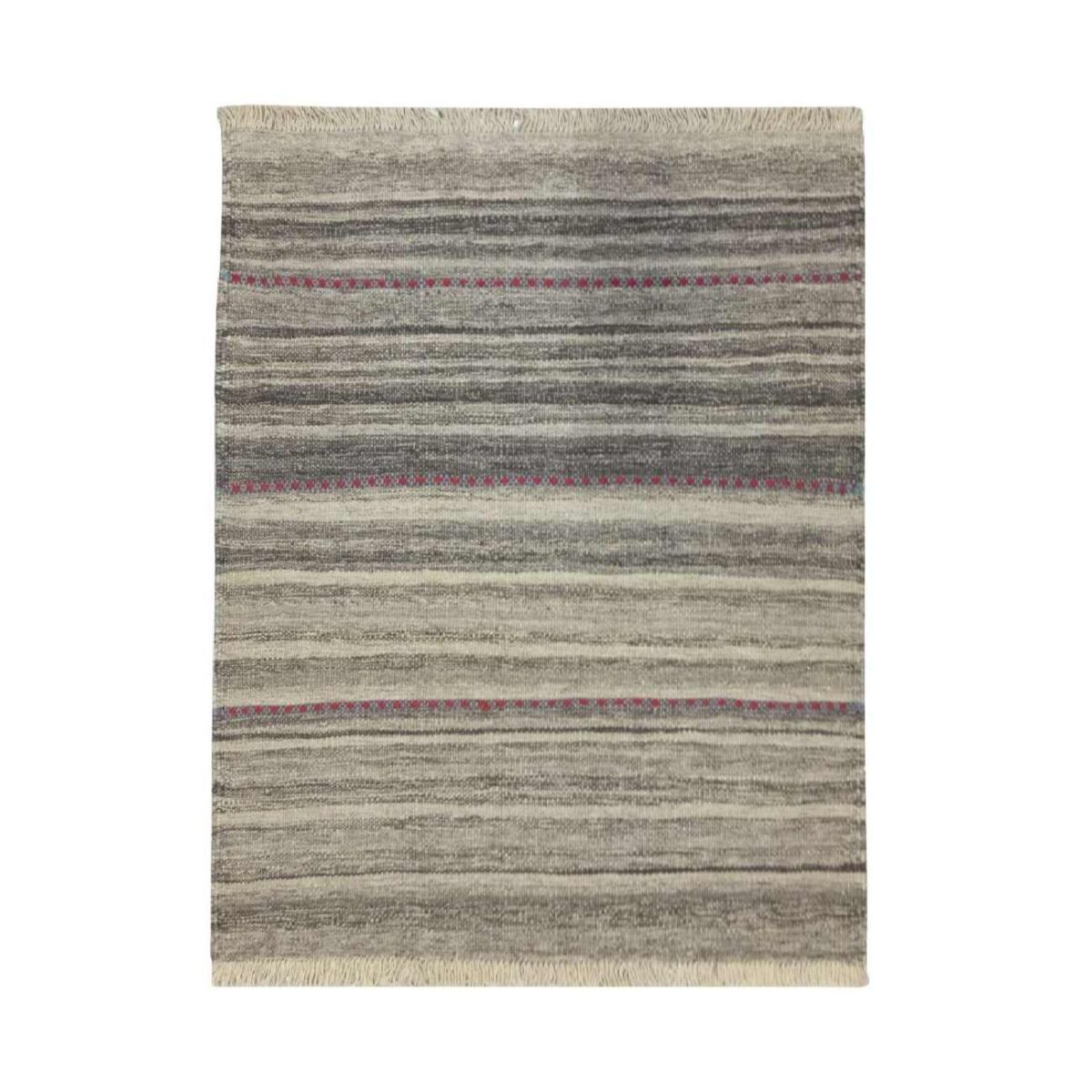 Price and Buy Genuine Persian Wool Kilim Rug Handwoven Striped Cream