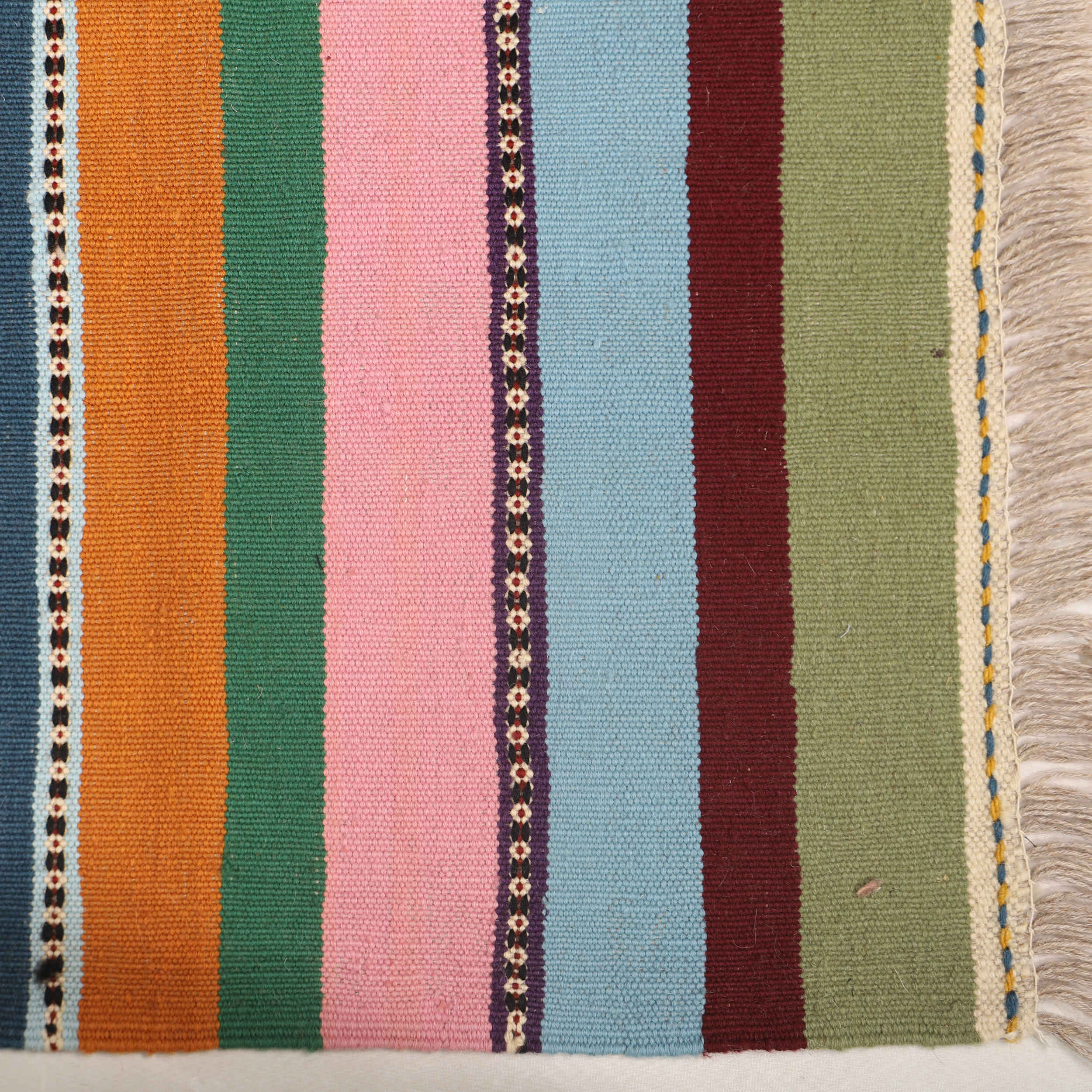 Price and Buy Genuine Persian Wool Kilim Rug Handwoven Striped - Image 5