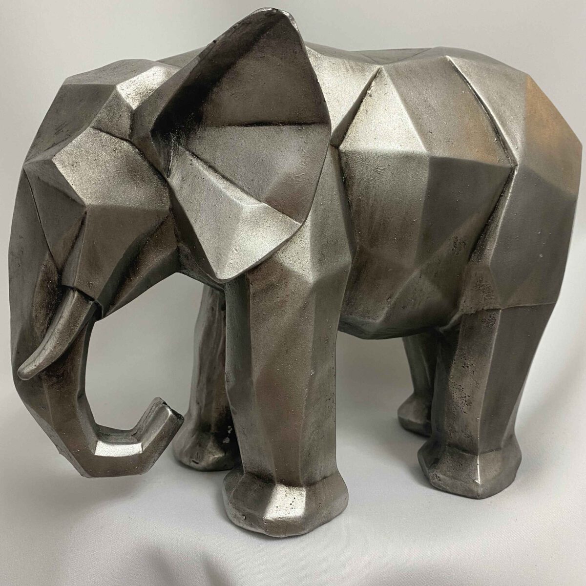 Price and Buy Geometric Elephant Figurine Animal Sculpture for Artisan - Image 6