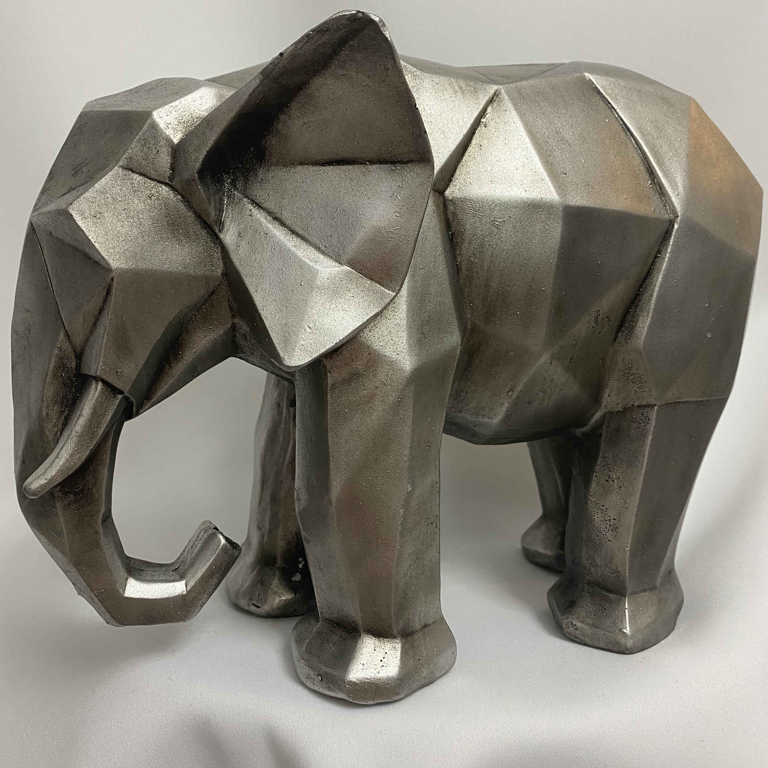 Price and Buy Geometric Elephant Figurine Animal Sculpture for Artisan - Image 6