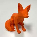 Price and Buy Geometric Fox Cubism Figurine – Handcrafted Modern Art - Image 6