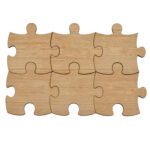 Price and Buy Geometric Puzzle Coasters – Add a Clever Touch to Your Decor (6x)