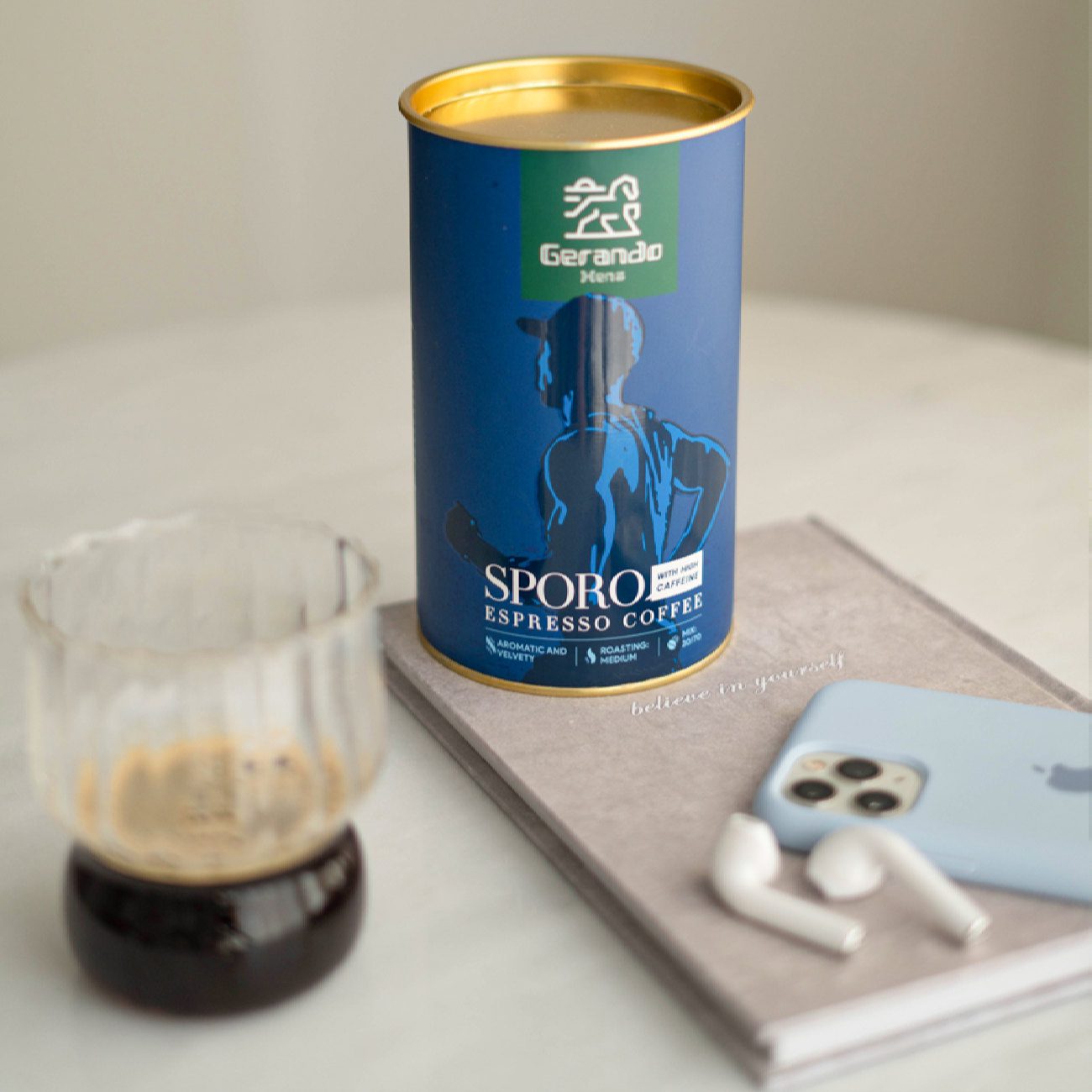 Price and Buy Gerando Sport Espresso Coffee Medium Roasted 250 gr (2x) - Image 3