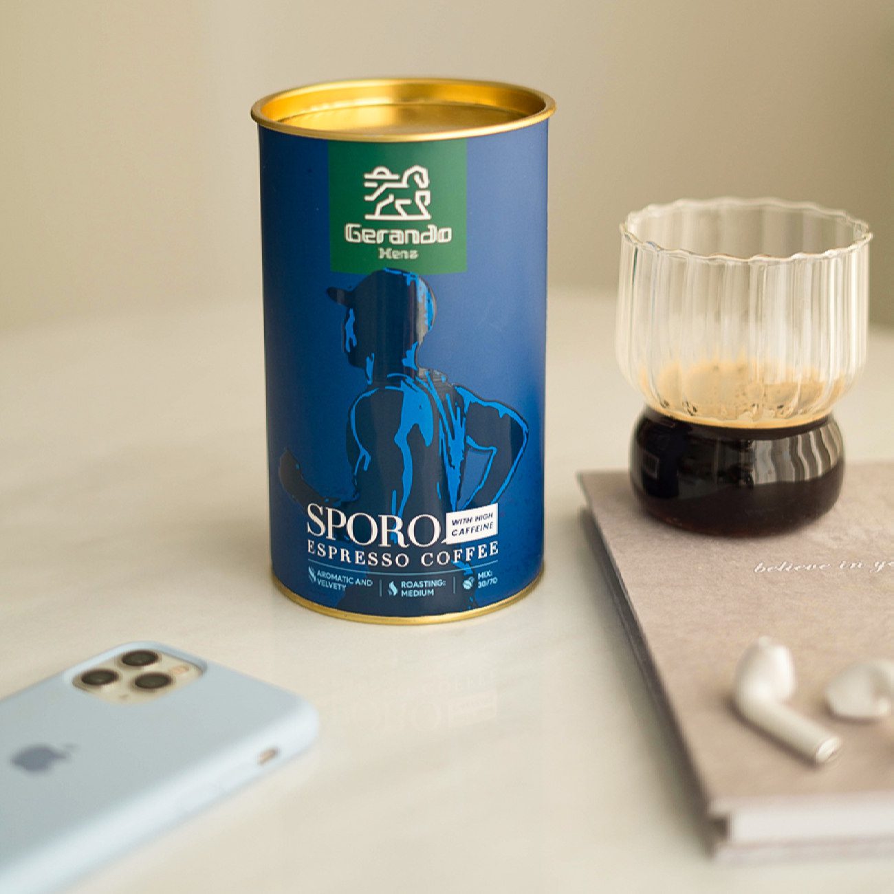 Price and Buy Gerando Sport Espresso Coffee Medium Roasted 250 gr (2x) - Image 5