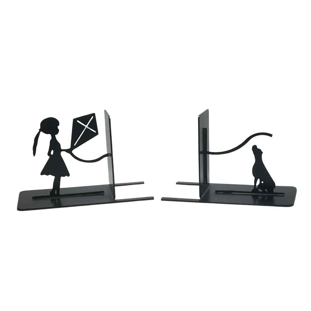 Price and Buy Girl & Dog Design Persian Metal Art Bookend – Suitable for Gift Ideas