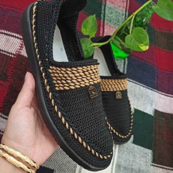 Price and Buy Giveh Shoes – Persian Handcrafted Breathable Footwear Black Klash Model_68f53d4ef23d9.jpeg Price and Buy Giveh Shoes – Persian Handcrafted Breathable Footwear Black Klash Model