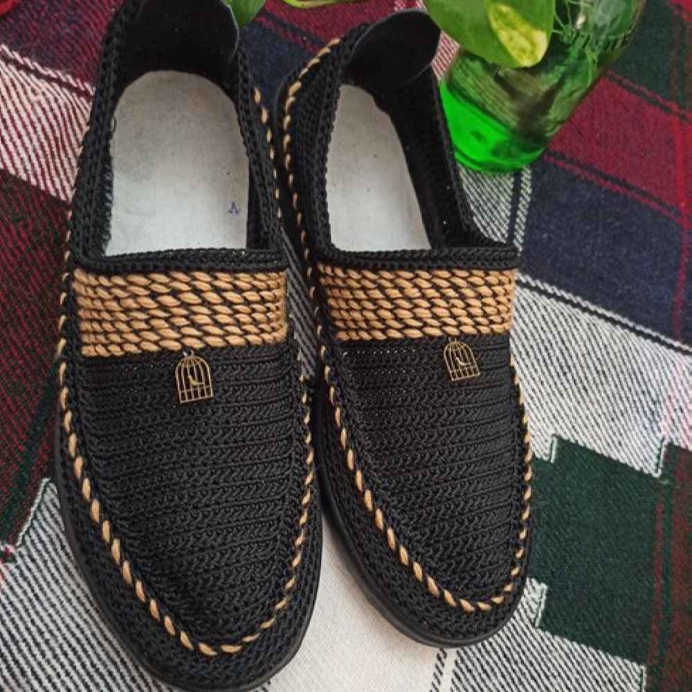 Price and Buy Giveh Shoes – Persian Handcrafted Breathable Footwear Black Klash Model - Image 3