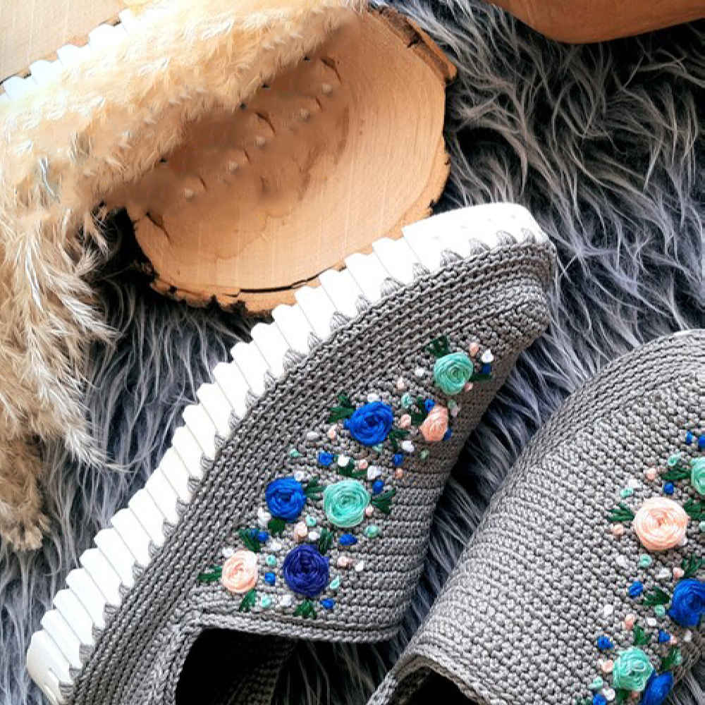 Price and Buy Giveh Shoes – Persian Handcrafted Breathable Footwear Flower Model - Image 3