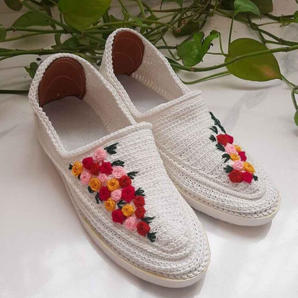 Price and Buy Giveh Shoes – Persian Handcrafted Breathable Footwear Flower Model