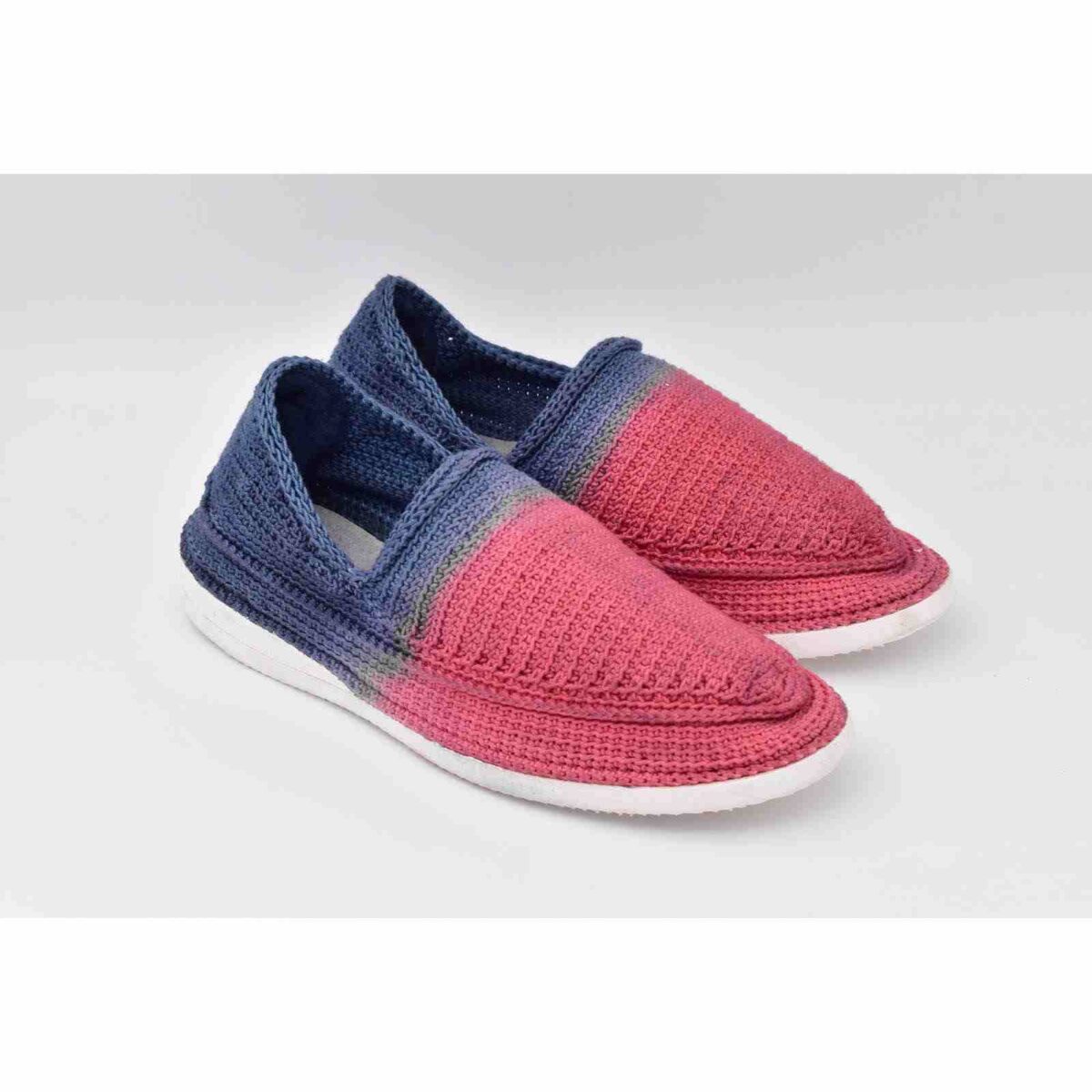 Price and Buy Giveh Shoes – Persian Handcrafted Breathable Footwear Red & Blue Model - Image 3
