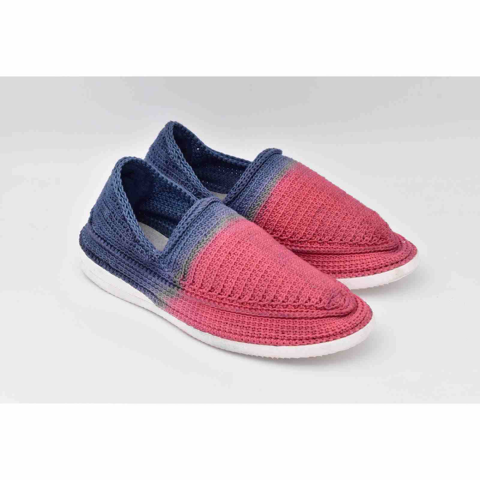 Price and Buy Giveh Shoes – Persian Handcrafted Breathable Footwear Red & Blue Model - Image 3