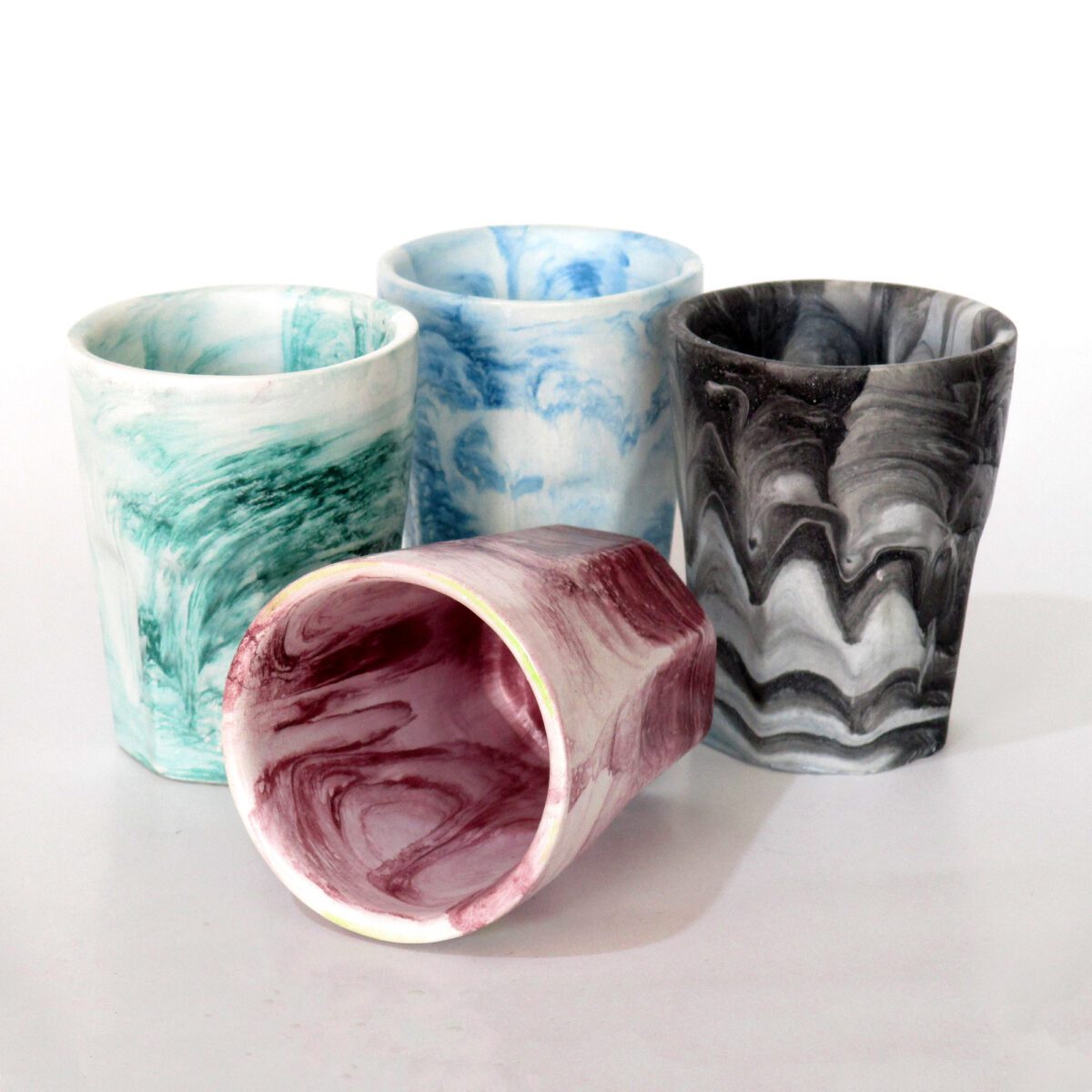 Price and Buy Glass-Inspired – Sleek Stone Pen Organizer with a Glossy Finish - Image 4
