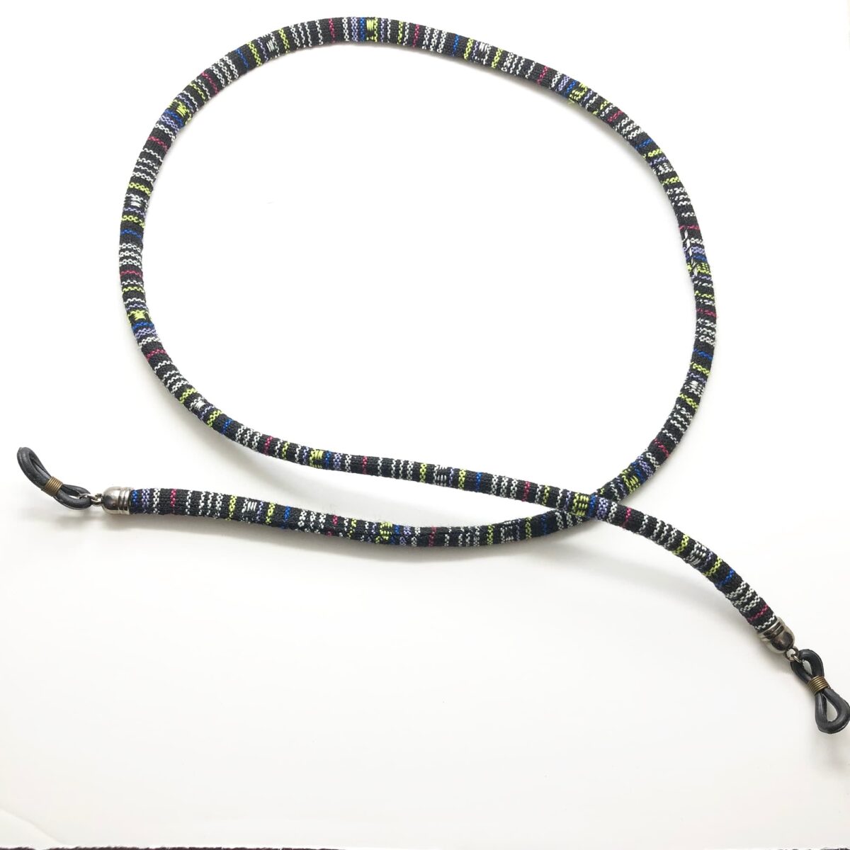 Price and Buy Glasses Strap – Black Striped Design - Image 5