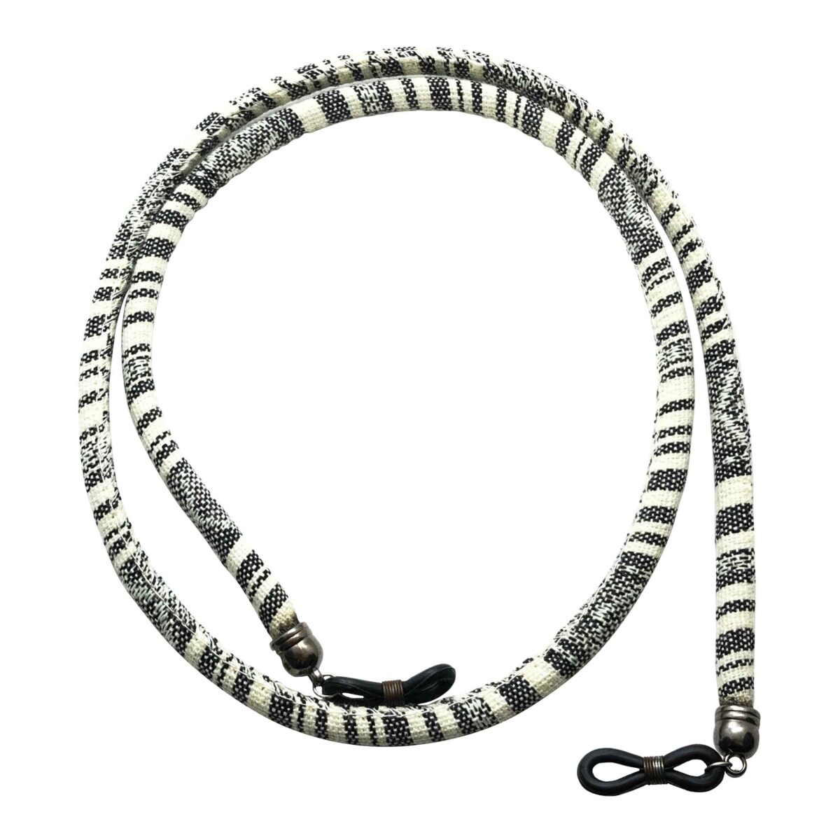 Price and Buy Glasses Strap – Black & White Traditional Design