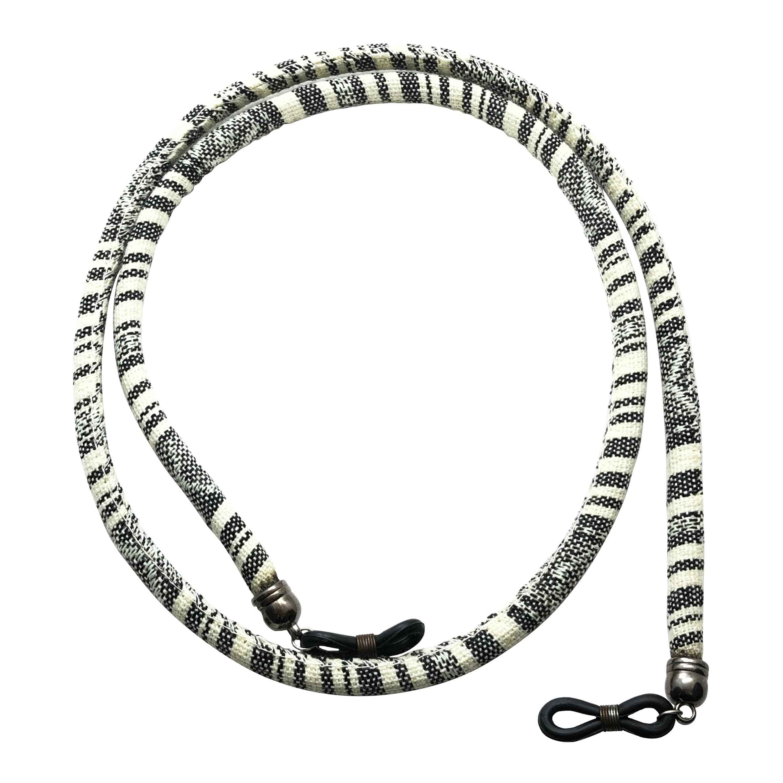 Price and Buy Glasses Strap – Black & White Traditional Design