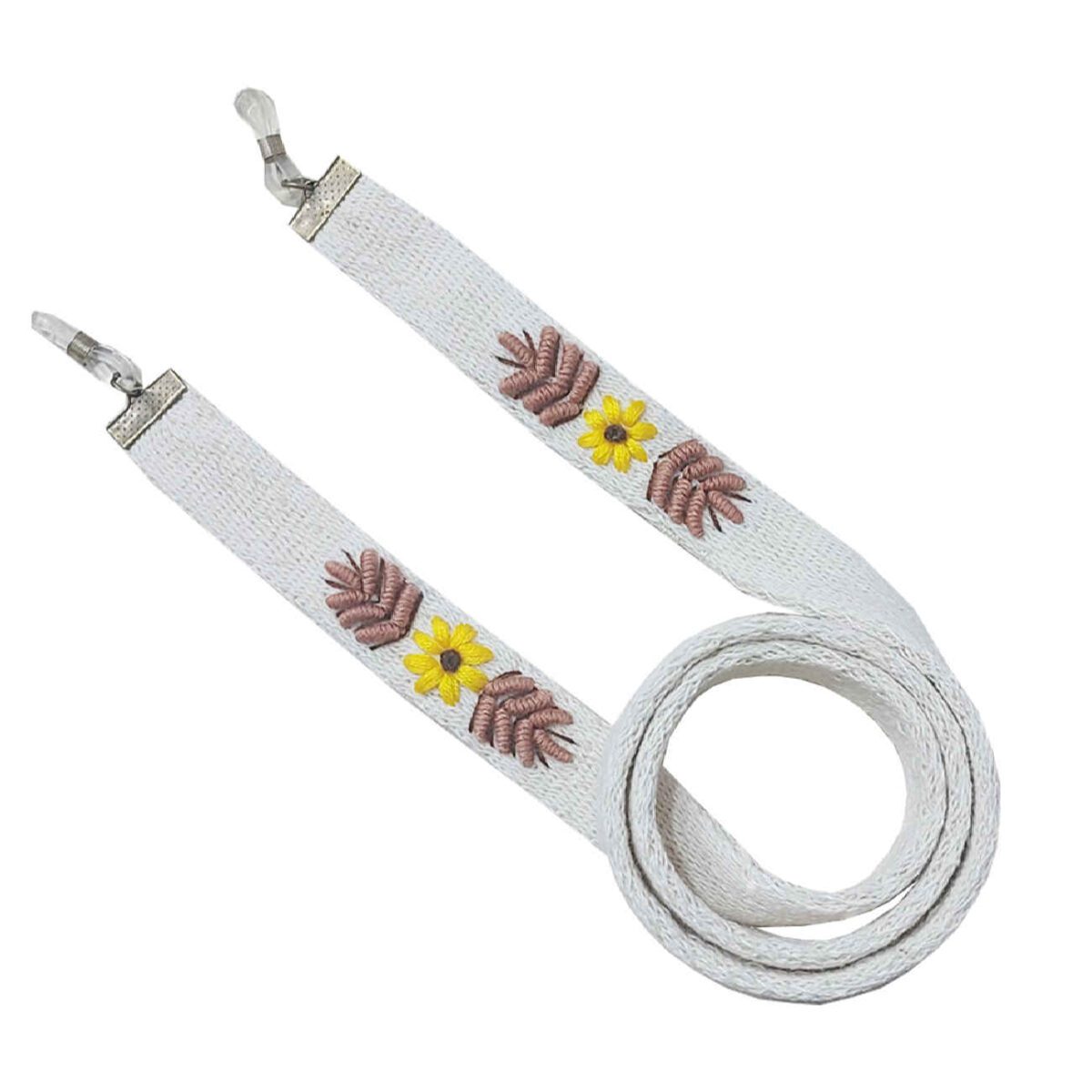 Price and Buy Glasses Strap – Embroidered Flower Design - Image 5
