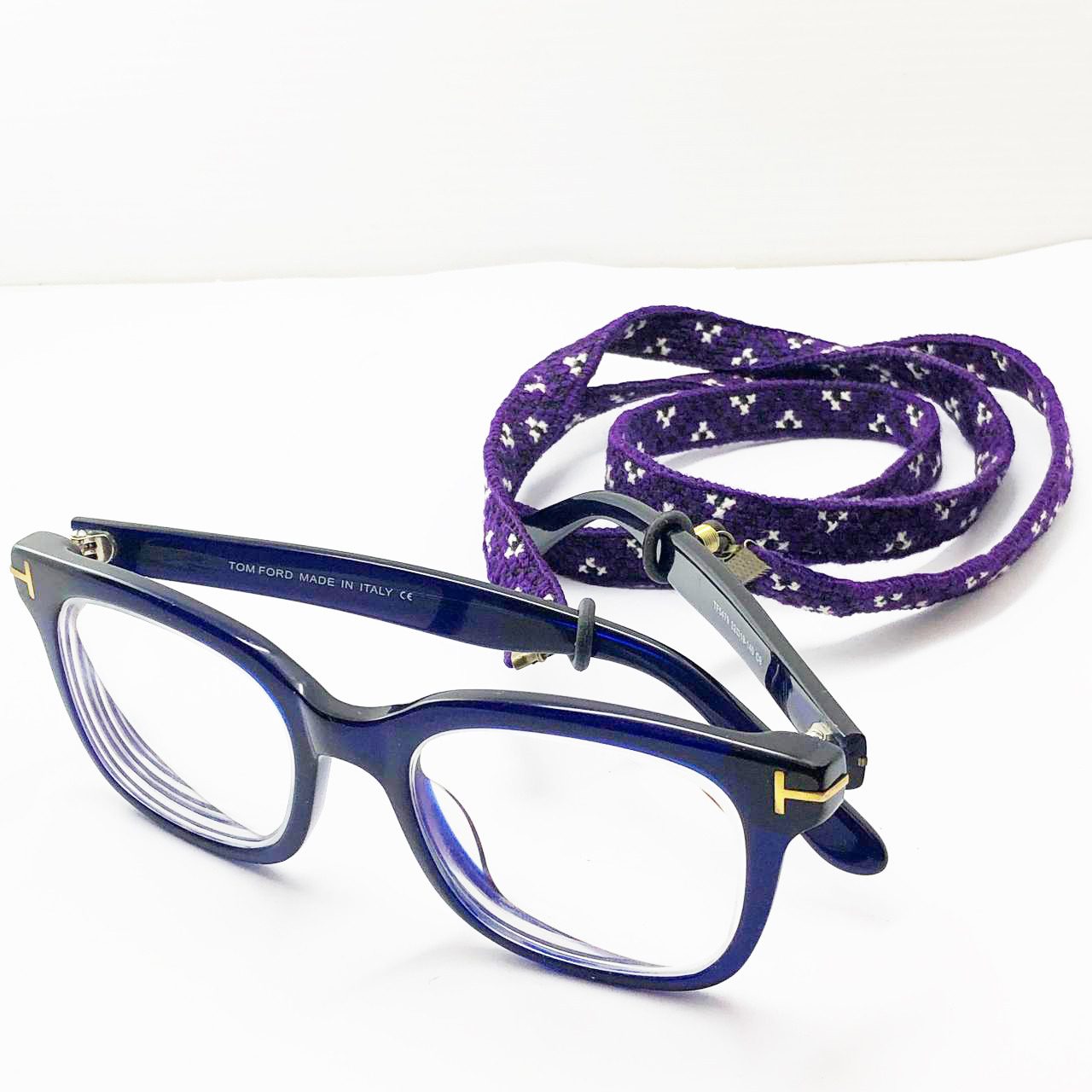 Price and Buy Glasses Strap – Handcrafted Purple with Baluchi Embroidery - Image 3