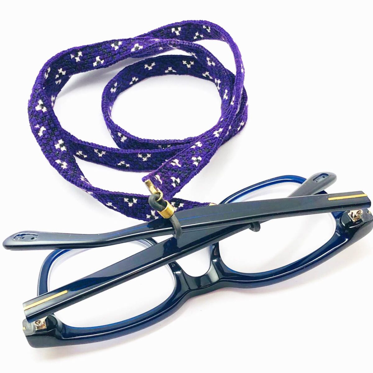 Price and Buy Glasses Strap – Handcrafted Purple with Baluchi Embroidery - Image 5