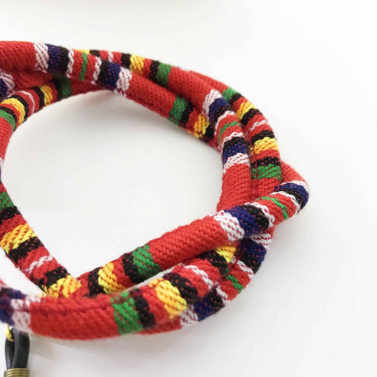Price and Buy Glasses Strap – Red Striped Design - Image 3