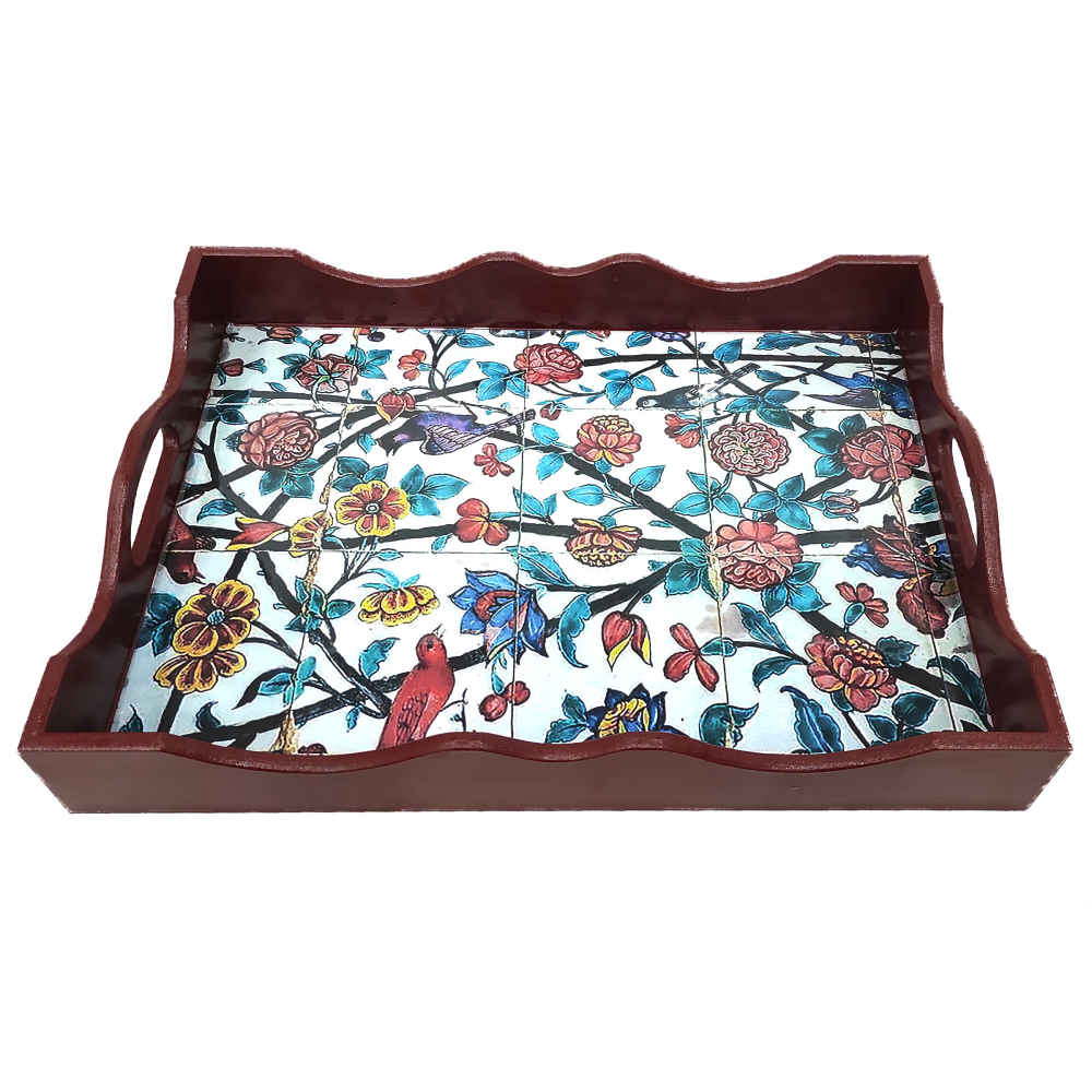 Price and Buy Golasa Persian Wooden Tray – Beautifully Crafted for Serving