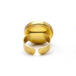 Price and Buy Gold Plated Arabic Bismillah Necklace & Ring Set – Halal Gift for Muslim Brothers & Sisters - Image 5