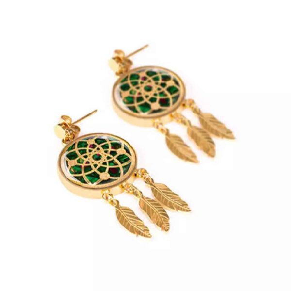 Price and Buy Gold Plated Earring for Women Dream Catcher_68fdd3ff22246.jpeg Price and Buy Gold Plated Earring for Women Dream Catcher