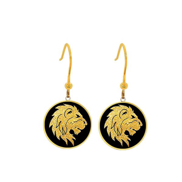 Price and Buy Gold Plated Earrings with Mordad Symbol_68f5129127dae.jpeg Price and Buy Gold Plated Earrings with Mordad Symbol