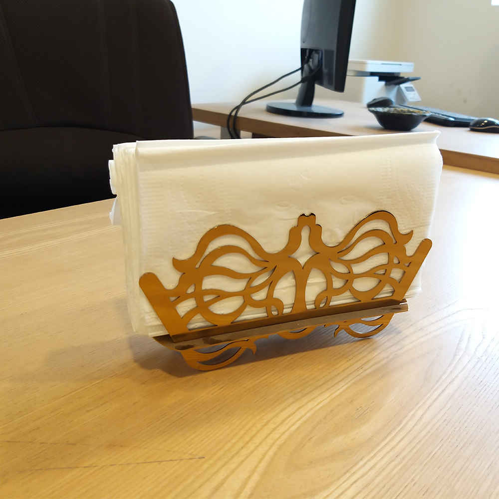 Price and Buy Gold Tissue Paper Holder – Chic Interior Accessory - Image 4