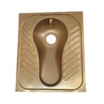 Price and Buy Golden Stainless Steel Squat Toilet Pan – Luxury Squatting Pan