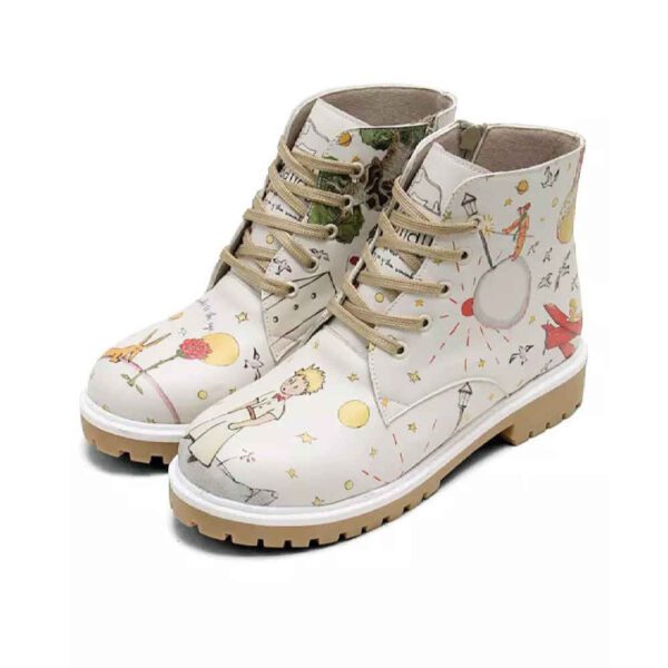 Price and Buy Graffiti Print Ankle Boot for Women – Synthetic Leather_68fe6e1154194.jpeg Price and Buy Graffiti Print Ankle Boot for Women – Synthetic Leather