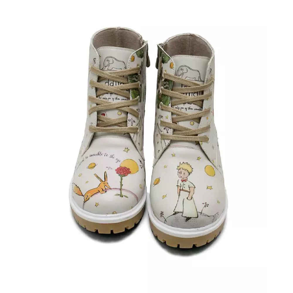 Price and Buy Graffiti Print Ankle Boot for Women – Synthetic Leather - Image 3