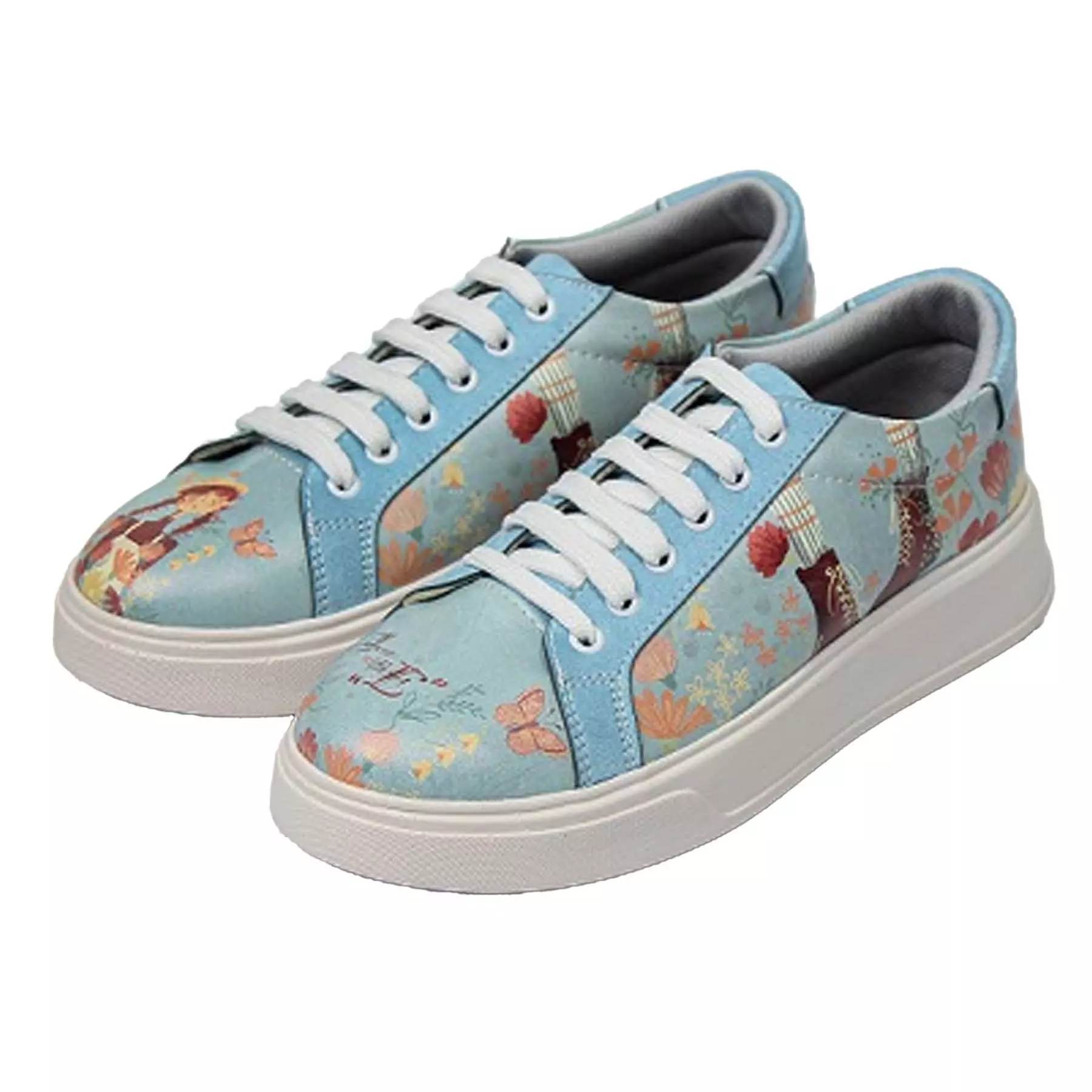 Price and Buy Graffiti Print Sneakers – Women’s Chic Casual Shoes Model Anne Shirley