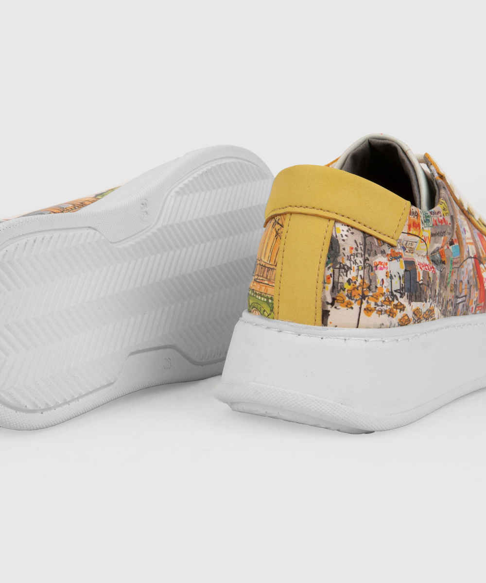 Price and Buy Graffiti Print Sneakers – Women’s Chic Casual Shoes Model City - Image 3