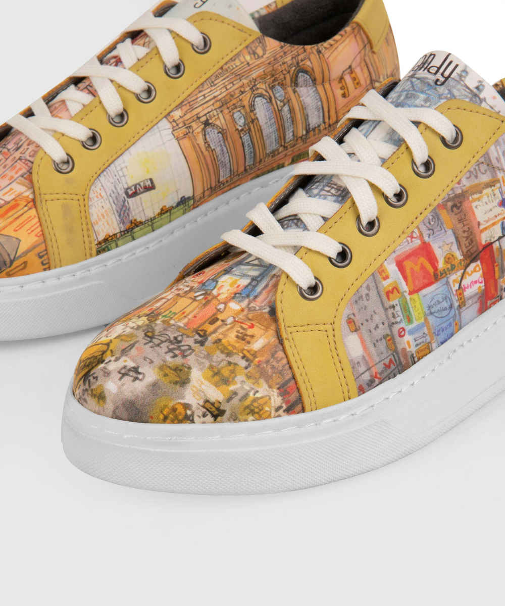 Price and Buy Graffiti Print Sneakers – Women’s Chic Casual Shoes Model City - Image 4