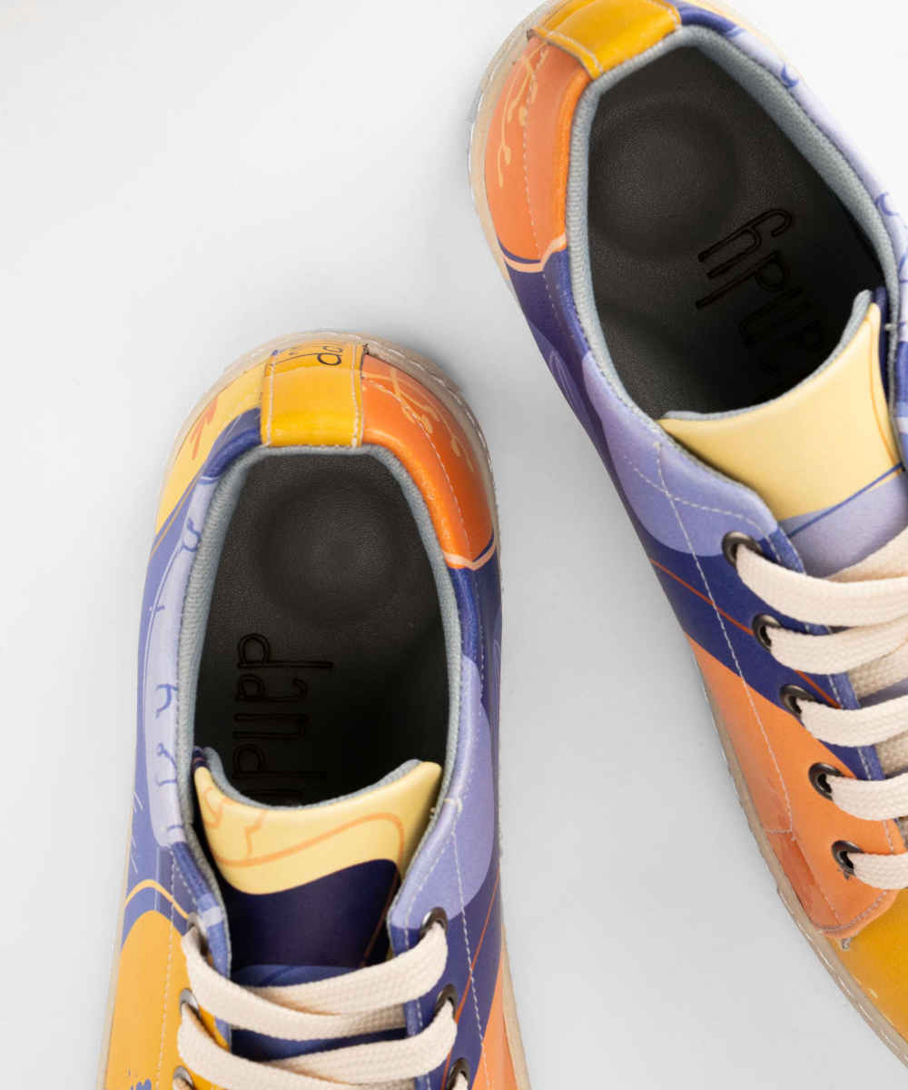 Price and Buy Graffiti Print Sneakers – Women’s Chic Casual Shoes Model Dream - Image 3