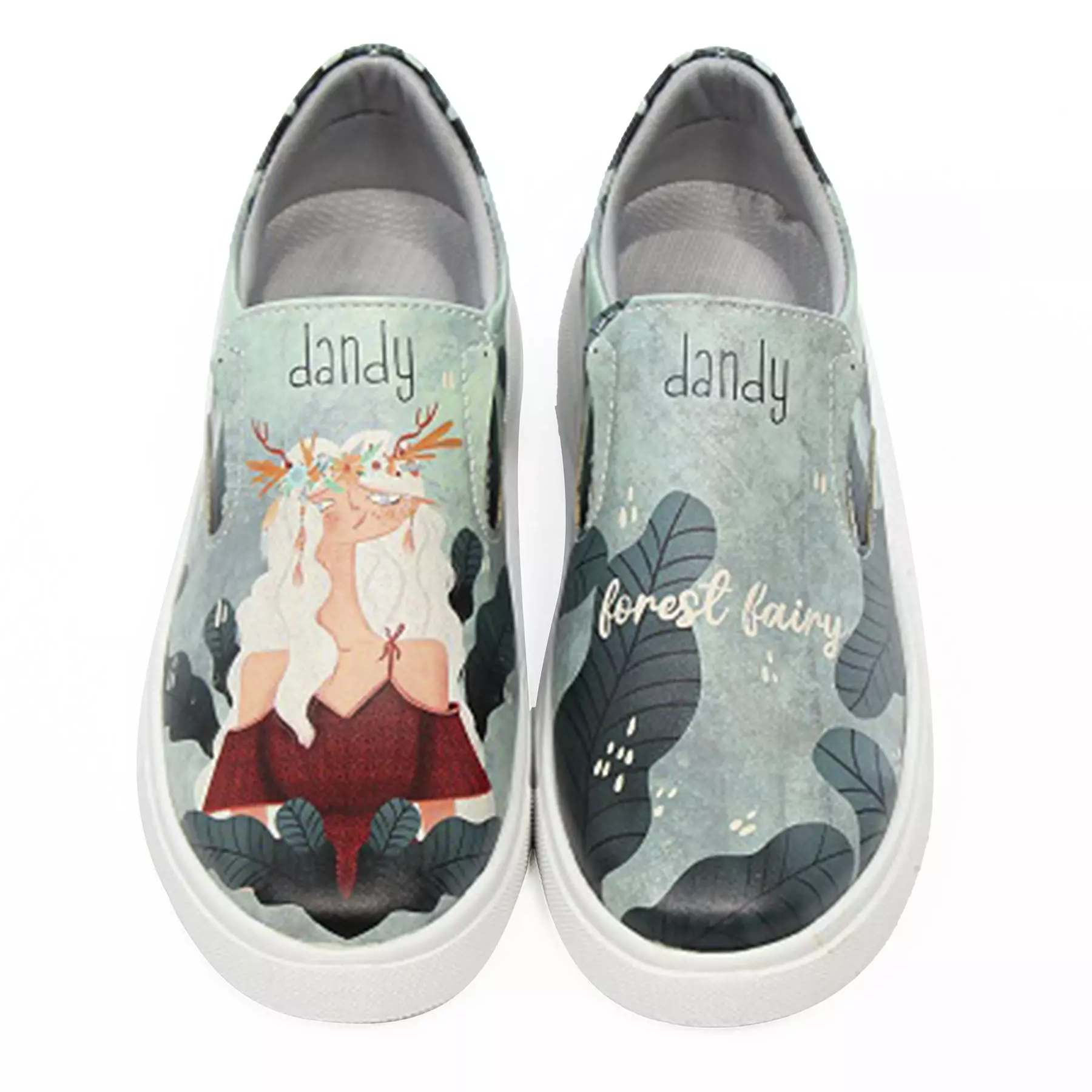 Price and Buy Graffiti Print Sneakers – Women’s Chic Casual Shoes Model Forest Fairy - Image 4