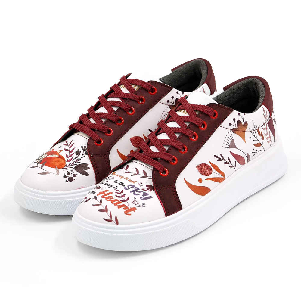 Price and Buy Graffiti Print Sneakers – Women’s Chic Casual Shoes Model Fox